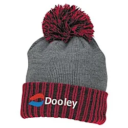 New Era Two Tone Cuffed Beanie with Pom Pom
