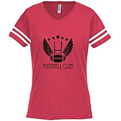 LAT Fine Jersey Football T-Shirt - Ladies' - Screen