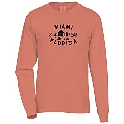 Comfort Colors Garment-Dyed 6.1 oz. LS T-Shirt - Screen