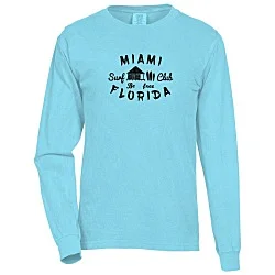 Comfort Colors Garment-Dyed 6.1 oz. LS T-Shirt - Screen