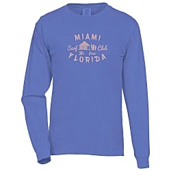 Comfort Colors Garment-Dyed 6.1 oz. LS T-Shirt - Screen