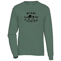 Comfort Colors Garment-Dyed 6.1 oz. LS T-Shirt - Screen