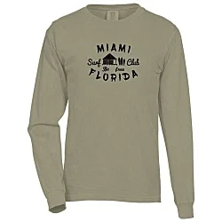 Comfort Colors Garment-Dyed 6.1 oz. LS T-Shirt - Screen