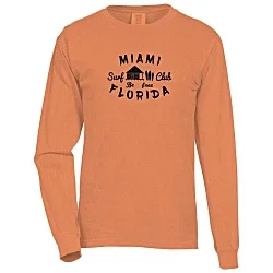 Comfort Colors Garment-Dyed 6.1 oz. LS T-Shirt - Screen