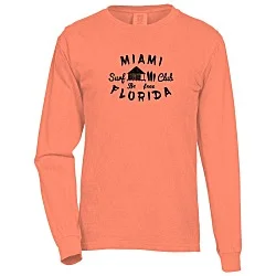 Comfort Colors Garment-Dyed 6.1 oz. LS T-Shirt - Screen