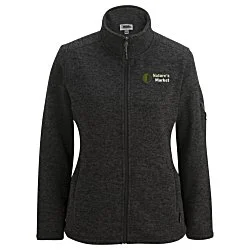 Sweater Knit Fleece Jacket - Ladies' - 24 hr