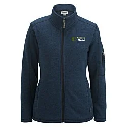 Sweater Knit Fleece Jacket - Ladies' - 24 hr