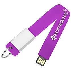 Loop USB Flash Drive Keychain - 2GB
