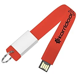 Loop USB Flash Drive Keychain - 2GB