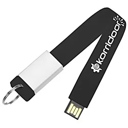 Loop USB Flash Drive Keychain - 4GB