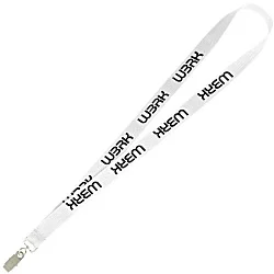 Value Lanyard - 3/4" - Metal Bulldog Clip - 24 hr