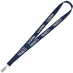 Value Lanyard - 3/4" - Metal Bulldog Clip - 24 hr