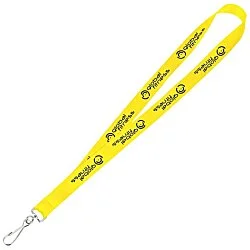 Value Lanyard - 3/4" - Metal Swivel Snap Hook - 24 hr