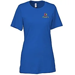 Bella+Canvas Relaxed Crewneck T-Shirt - Ladies’ - Embroidered