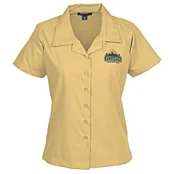 Stain Resist Poplin Camp Shirt - Ladies'