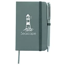 TaskRight Afton Notebook with Pen - 5-1/2" x 3-1/2" - 24 hr