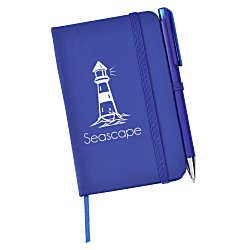 TaskRight Afton Notebook with Pen - 5-1/2" x 3-1/2" - 24 hr