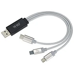 Illuminate Light-Up Logo Charging Cable
