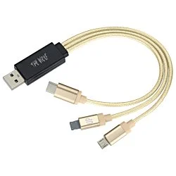 Illuminate Light-Up Logo Charging Cable