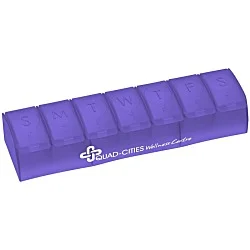 Quick Care Weekly Med Minder - Translucent