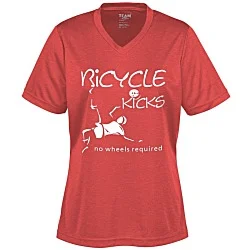 Zone Performance Tee - Ladies' - Heathers - Screen