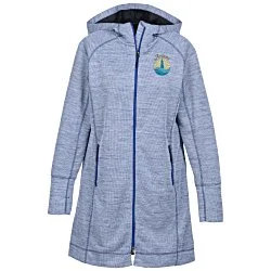 Odell Heather Knit Hooded Jacket - Ladies'