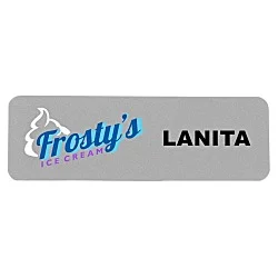 Charleston Name Badge - 1" x 3" - Jeweler's Pinback - 24 hr