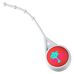 Soft Touch Round Lip Balm with Leash - Full Color