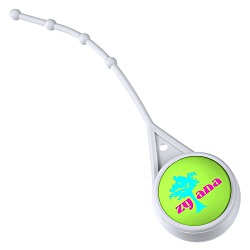 Soft Touch Round Lip Balm with Leash - Full Color