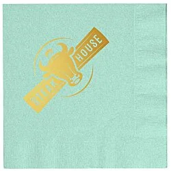 Colorware Dinner Napkin - 2-ply - 1/4 Fold - Foil