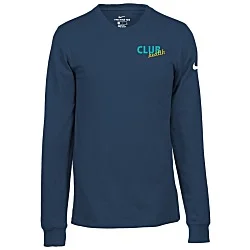 Nike Performance Blend LS T-Shirt - Men's - Embroidered