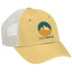 Pigment-Dyed Mesh Back Trucker Cap