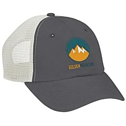 Pigment-Dyed Mesh Back Trucker Cap