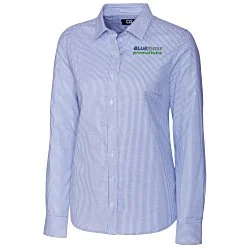 Cutter & Buck Epic Easy Care Stretch Oxford Stripe Shirt - Ladies'