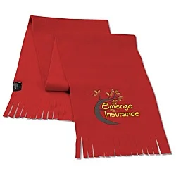 Polar Fleece Fringed Scarf - 24 hr