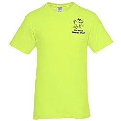 Jerzees Dri-Power 50/50 Pocket T-Shirt - Men's