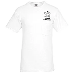 Jerzees Dri-Power 50/50 Pocket T-Shirt - Men's