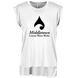 Bella+Canvas Flowy Rolled Cuff Tee - Ladies'