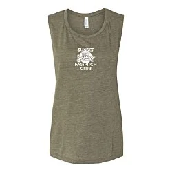 Bella+Canvas Flowy Scoop Muscle Tank - Ladies'