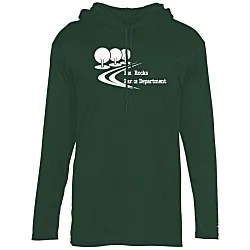 Badger Sport B-Core Hooded Long Sleeve T-Shirt