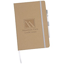 Recycled Paper Cover Notebook with Pen