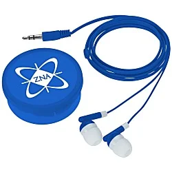 Colorful Ear Buds with Traveler Case