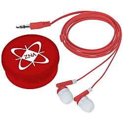 Colorful Ear Buds with Traveler Case
