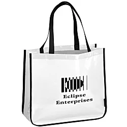 Laminated Polypropylene Shopper Tote - 14" x 16" - 24 hr
