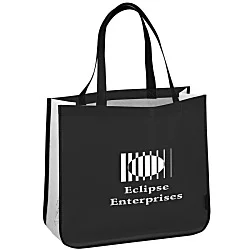 Laminated Polypropylene Shopper Tote - 14" x 16" - 24 hr