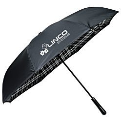 Plaid Inversion Umbrella - 48" Arc
