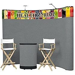 Deluxe Curved Floor Display Kit - Header
