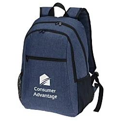 4imprint Heathered 15" Laptop Backpack - 24 hr