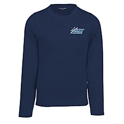 Heavyweight Ringspun Cotton LS T-Shirt - Embroidered - 24 hr