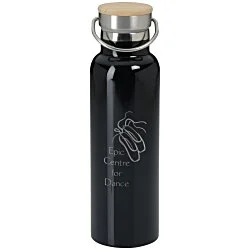 Accord Vacuum Bottle with Wood Lid - 21 oz. - Laser Engraved